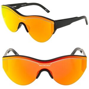 Balenciaga Women's Orange Sunglasses